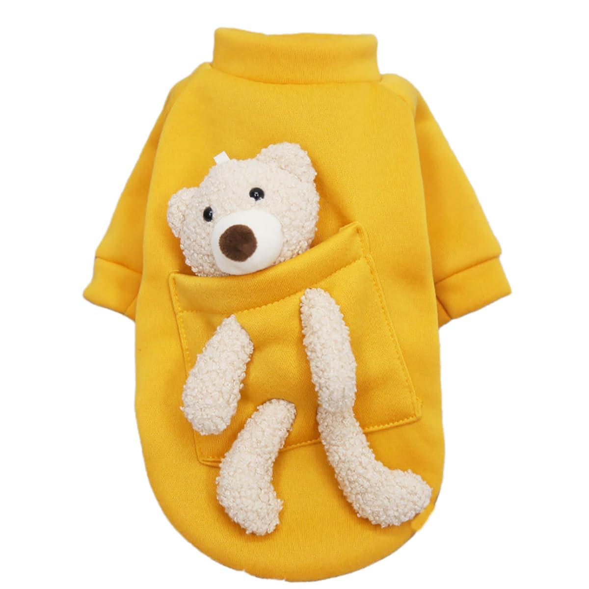 Dog Cartoon Bear Pajamas for Small Dogs Fall Winter Puppy Lightweight Warm Two-Legged Shirts Cat Cute Stripe Clothes Chihuahua Yorkie Holiday Birthday