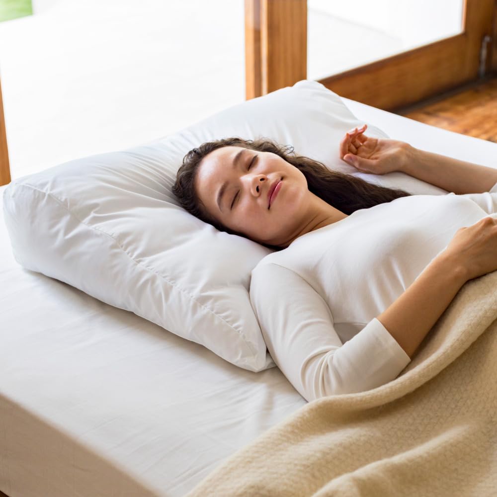 Amazon｜ディノス 枕 この大きさで背中までサポート ふんわりシンクロ