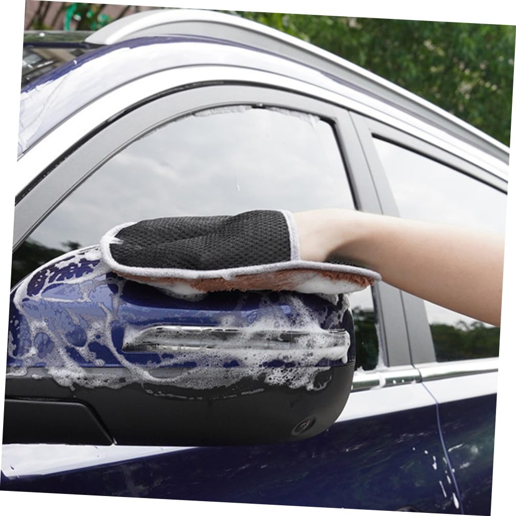 Garneck 20stücke Auto Waschhandschuhe Aus Korallenvlies Ultraweiche Reinigungshandschuhe Für Fenster Und Innenraum Ohne Kratzer Für Lack