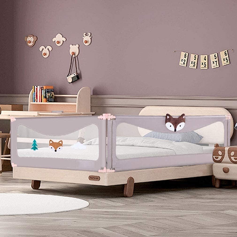 Baby Playpen Tope de riel de Cama para niños pequeños con Malla ventilada Borde de Cama de bebé Barandilla de Seguridad Valla anticolisión para guardería Juguete anticolisión Antic