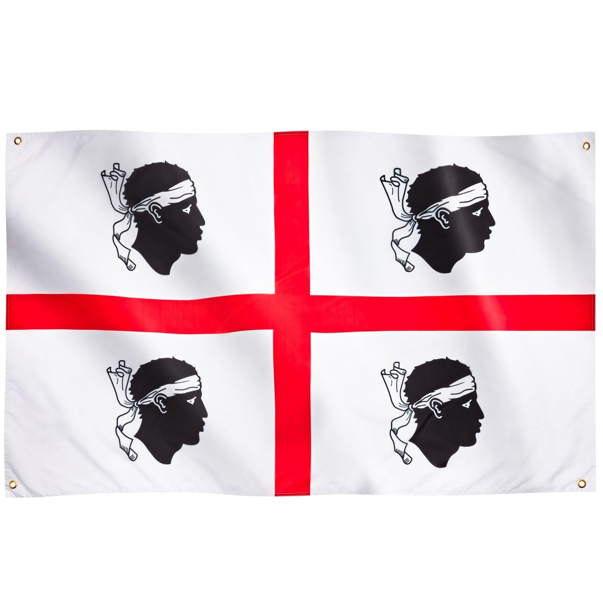 Sardegna O Sardegna Bandiera Regionale Ufficiale E Stemma Italiano Illustrazione Vettoriale