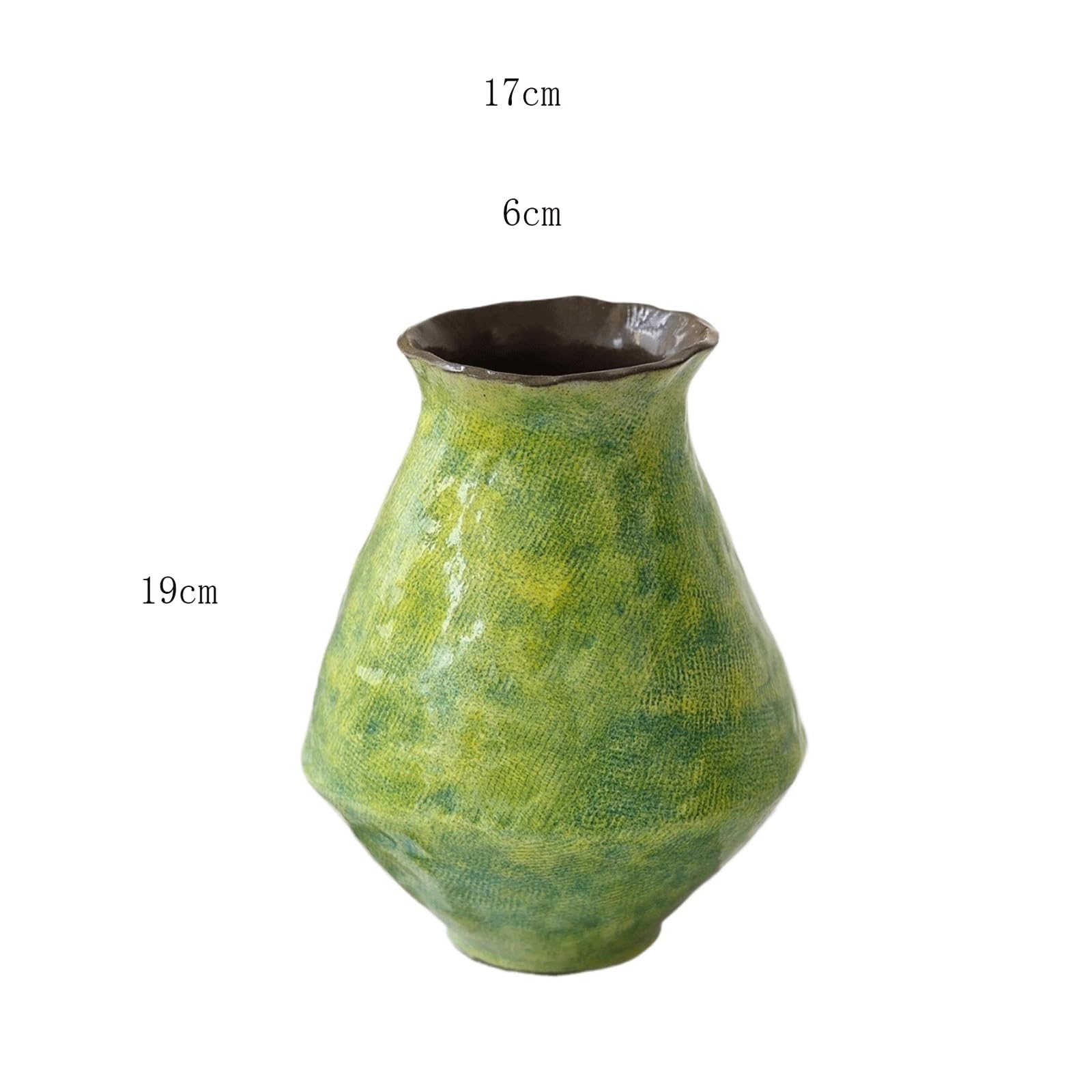 Wazon z kwiatami Ceramiczne wazony do dekoracji wnętrz, ozdoby stołu w rustykalnym stylu wiejskim, dekoracyjne kwiaty
