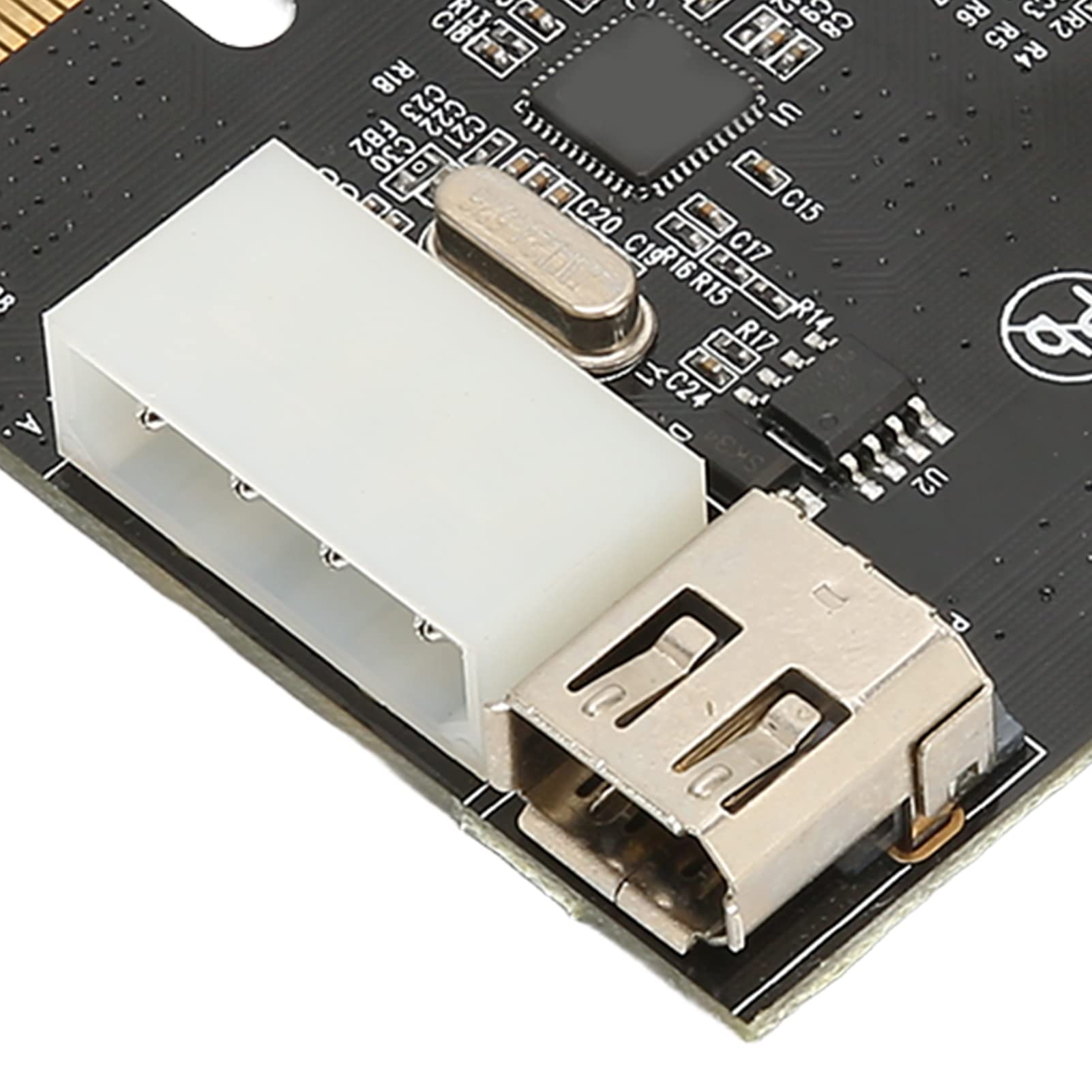 Tarjeta Firewire PCIE 1X a 1394a de Alta Velocidad de 2,5 Gbps, Controlador PCI Express IEEE 1394 de 4 Puertos (3 de 6 Pines Y 1 de 4 Pines), Adaptador Firewire 1394a para 7/8, para Se
