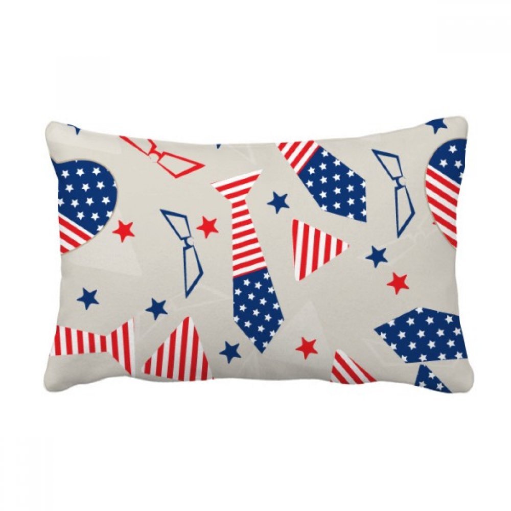 Oreiller lombaire USA drapeau pour un canapé de salon chaleureux et déco de festival