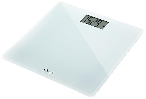 Miniatura 4 de Ozeri Báscula de baño de precisión 440 libras 4409lbs en vidrio templado con tecnología de sensor de 176oz 01 libras 01lbs y tara para bebés