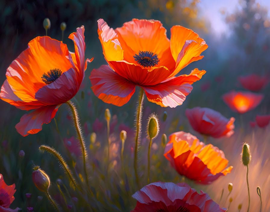 Affiches sur toile Fleur sur Monte Cassino SERENDIPITP sans cadre de 58x90 cm pour salon