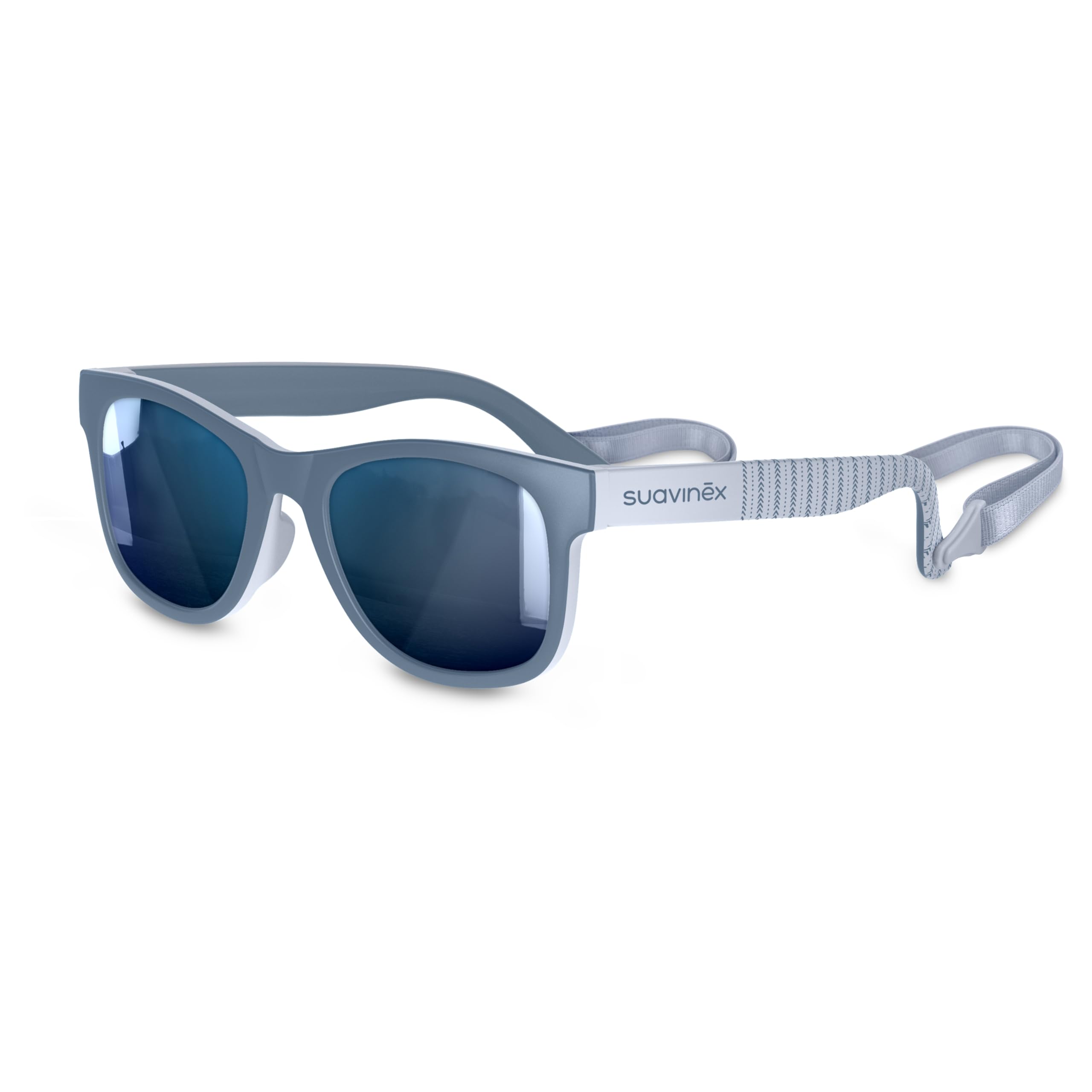 Suavinex, Gafas de Sol para Niños de 2 a 3 Años, Polarizadas, con Filtro UV 400, 100% Protección Rayos UVA y UVB, con Funda y Cinta de Sujeción Incluidas, Muy Flexibles y Ligeras