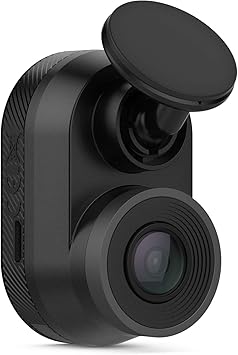 Garmin 010-02062-00 Dash Cam Mini, Car Key-Sized Dash Cam, 140-Degree Wide-Angle Lens, Captures 1080P HD Footage, Very Compact with Automatic Incident Detection and Recording, Black