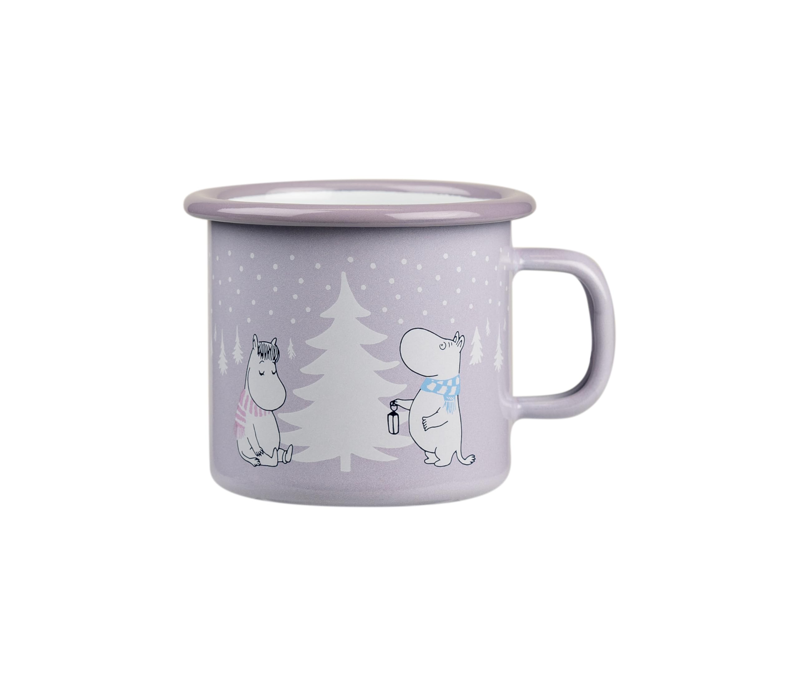Moomin Enamel Mug 0.25 L Snowfall