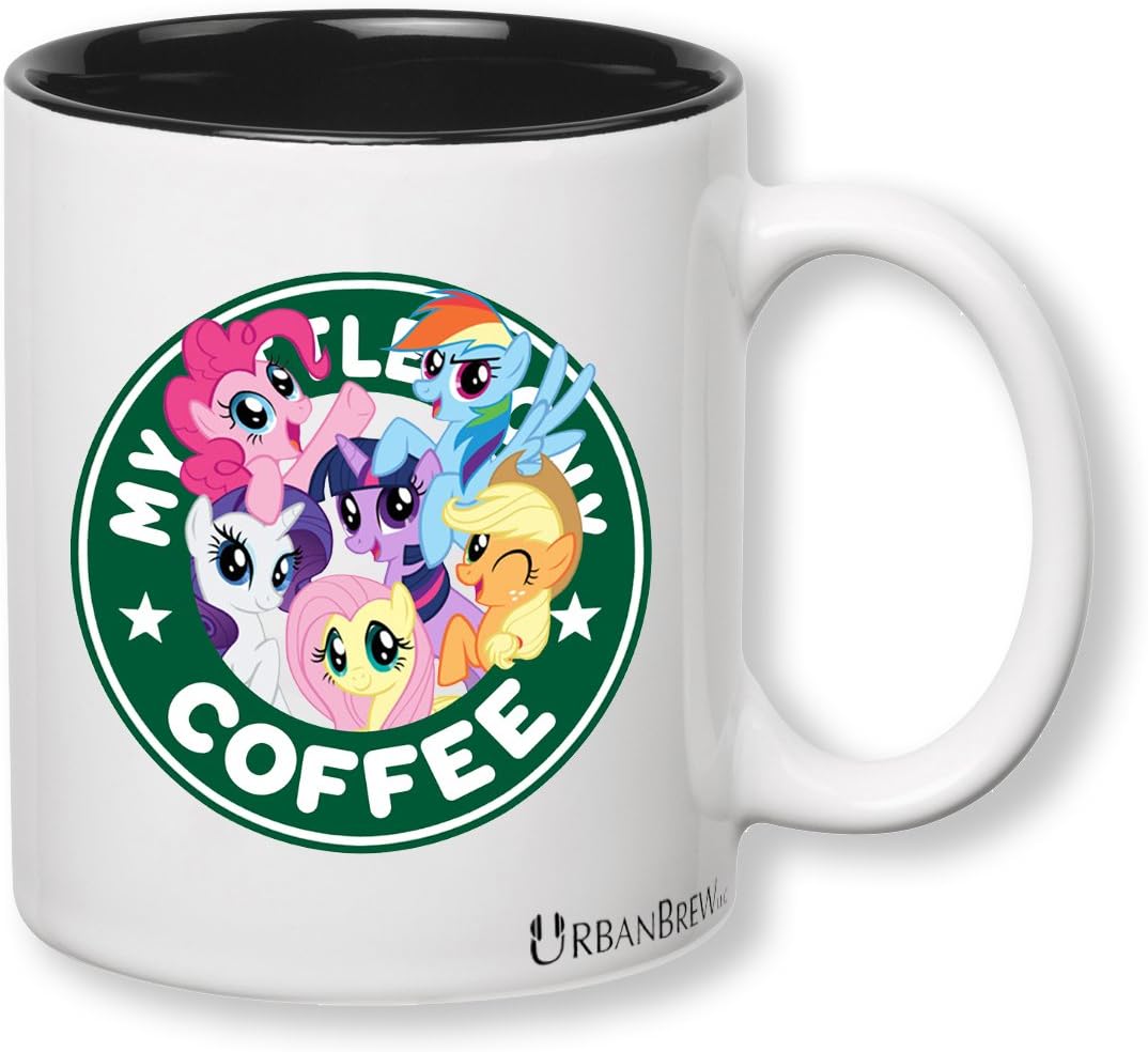 UrbanBrew My Little Pony Coffee Espresso Coffee Mug - (For all Brony fans)