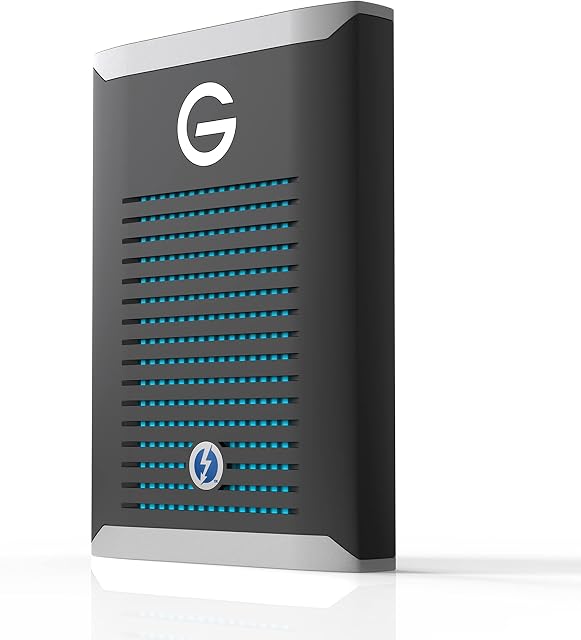 SanDisk Professional 1TB G-DRIVE PRO SSD, Ultra-Rugged Portable External NVMe SSD, Up to 2800MB/s, Thunderbolt 3 (40Gbps)