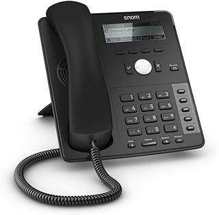 SNOM D710 Professional VoIP/SIP Business Phone, Display with backlight, Ethernet switch, Sensor hook switch, 4 SIP identities, IPv6; 4235 (Renewed)