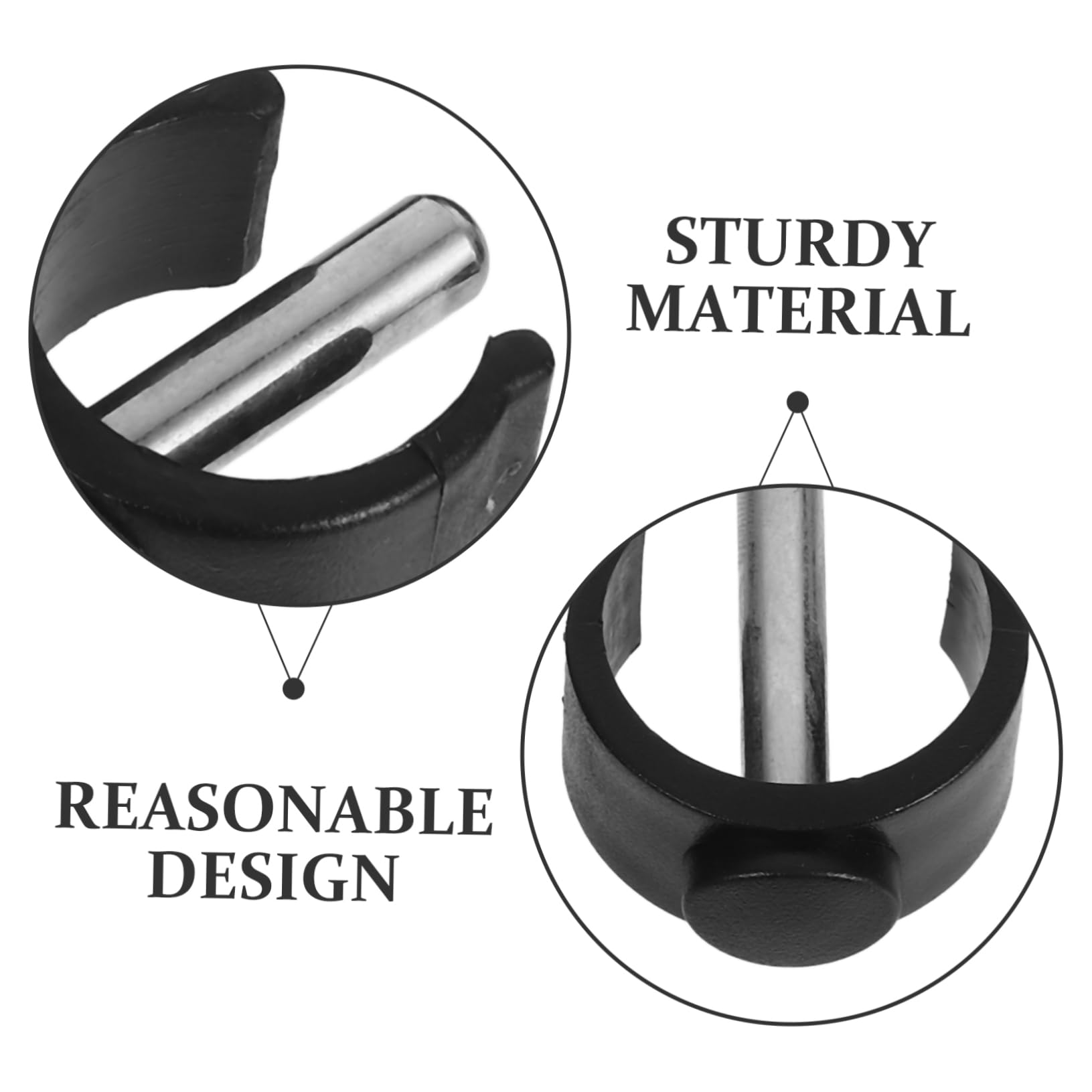 HAPINARY Walker Grips for Handles 20pcs c Shaped Clamp on Cup Holder Folding Walking Stick Accessories for 22/25/28mm Diameter