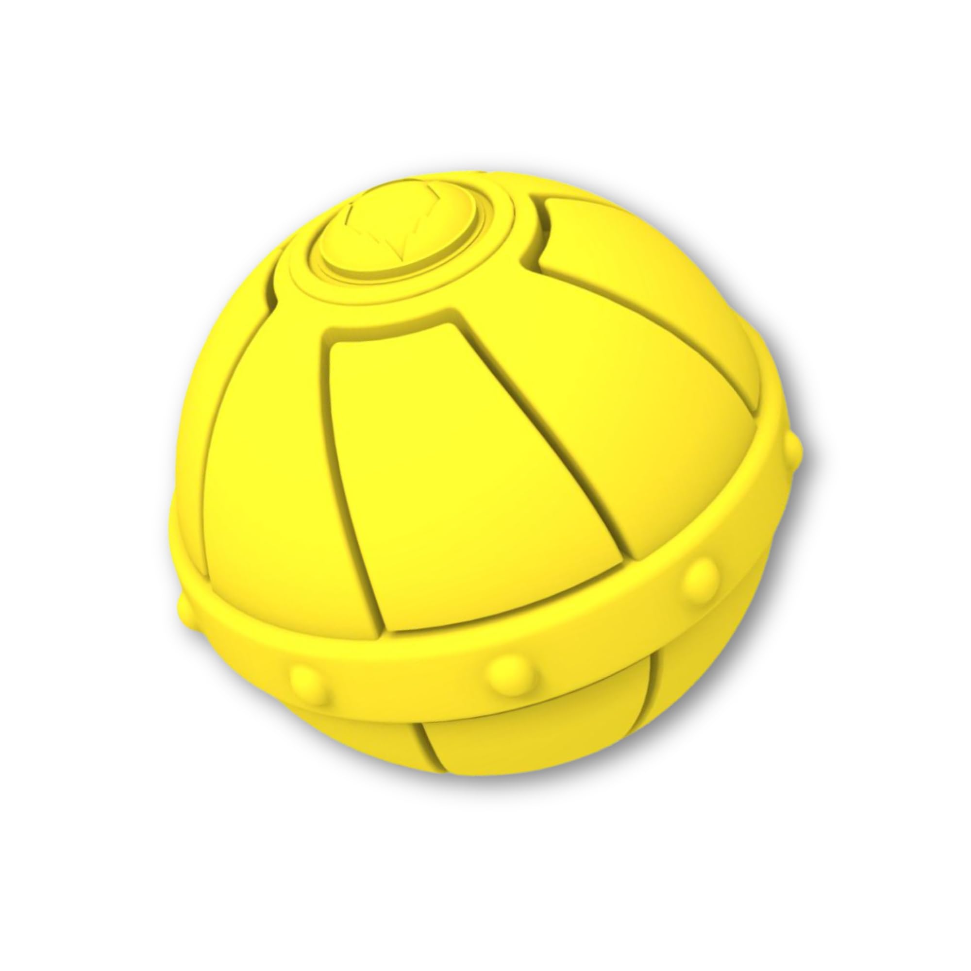 Fenrir, Dog Ball, High Bouncing Yellow Rubber Ball for Fetch & Recall, 2.5 Inch Durable Floating Dog Toy - Image 2