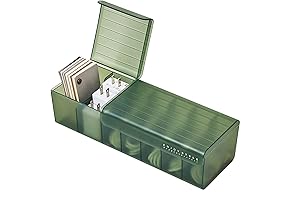 Green Universal Smart Card Storage Data Cable Organizer Box