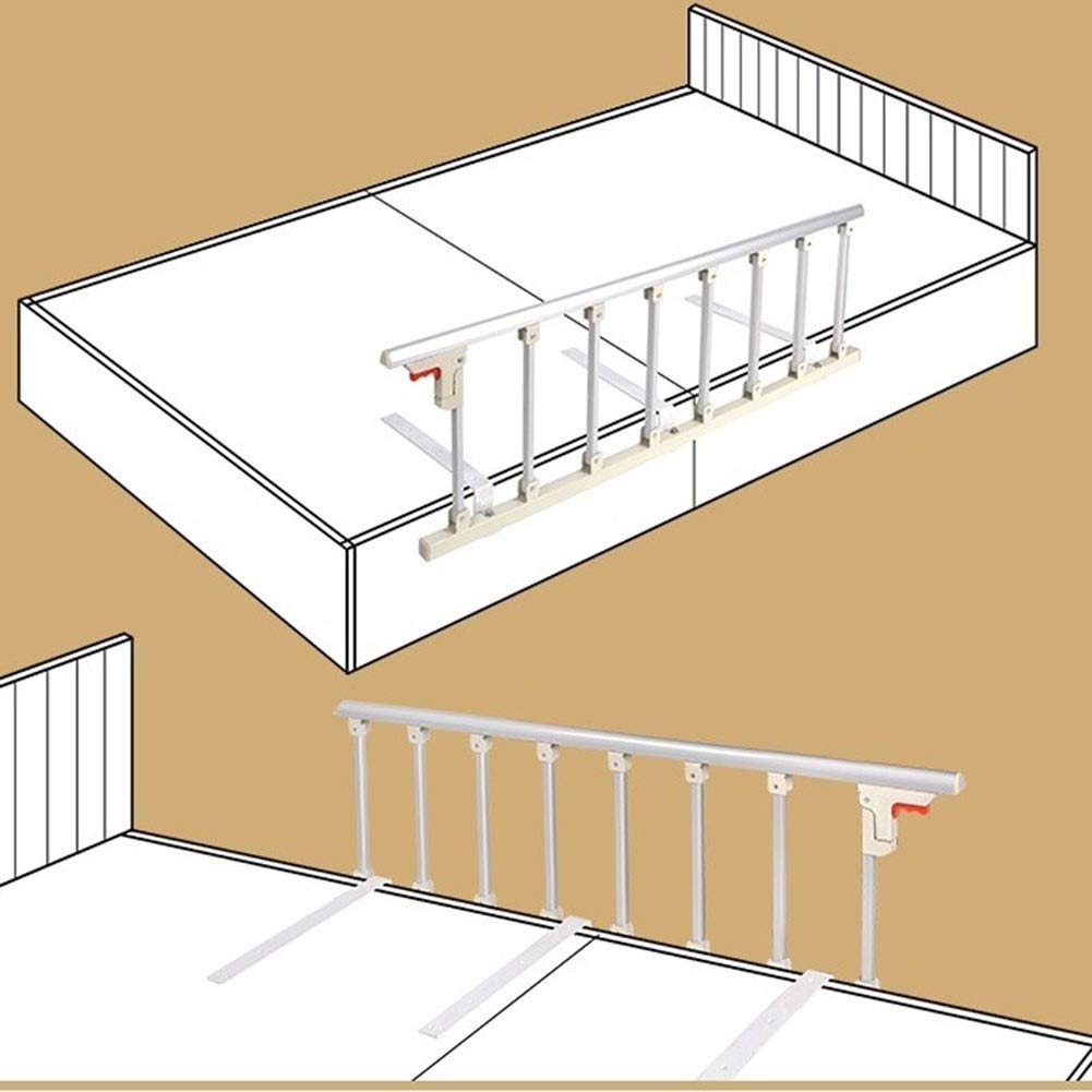 Sponde per Letto per Anziani, Protezione per Le Mani, sponde ribaltabili per Sicurezza e stabilità in Ospedale, 2 Colori (Colore: B, Dimensioni: 101x40 cm)