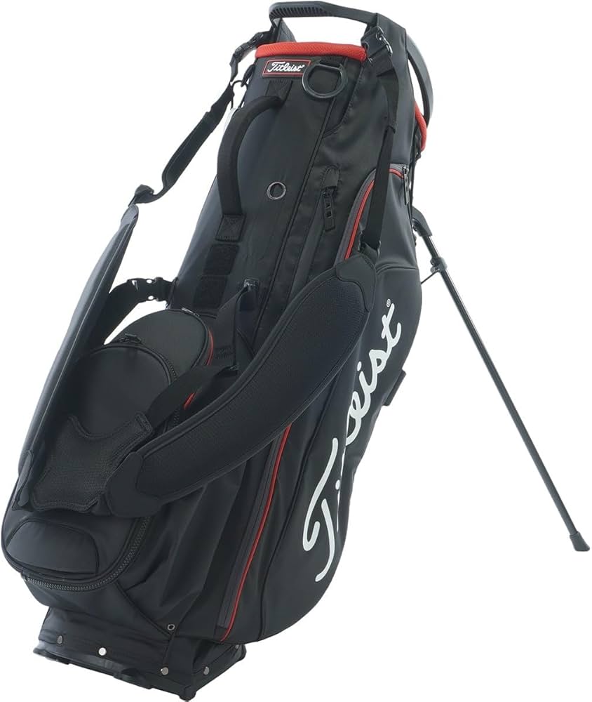 Titleist キャディバッグ ブラック/レッド Amazon.co.jp: タイトリスト TITLEIST キャディバッグ ハイブリッド5