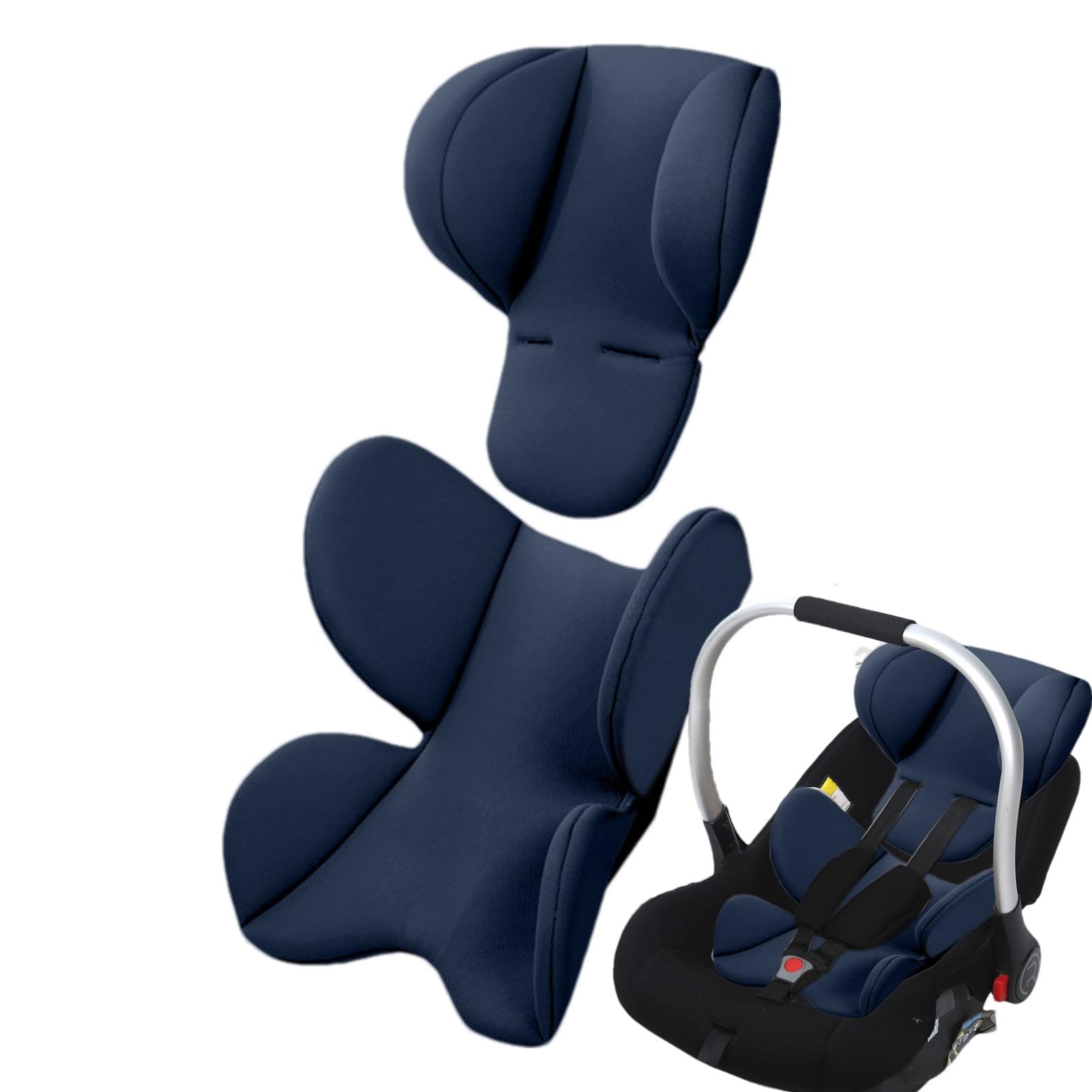 New Born Car Seat Head Support, Body Support Headrest, Soft Stroller Cushion Pads, Head Neck Seat Insert Pad, Baby Car Seat Cushion, Head and Body Support Pillow for Kids and New Born