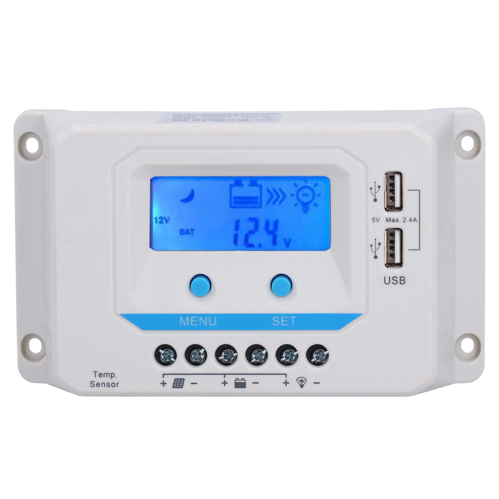 30A Solarladeregler-Panel mit LCD-Display EL2430Z