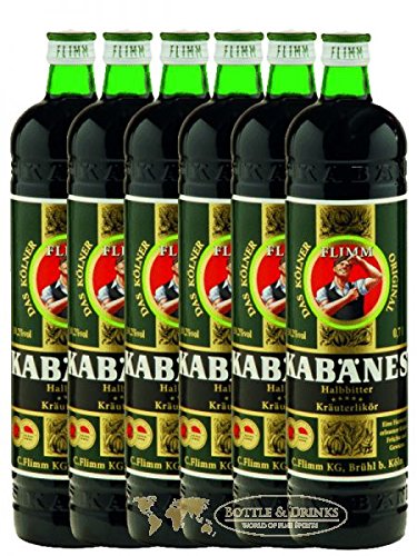 6 Flaschen Kabänes Kräuterlikör 30,2% Alkohl a 0,7L