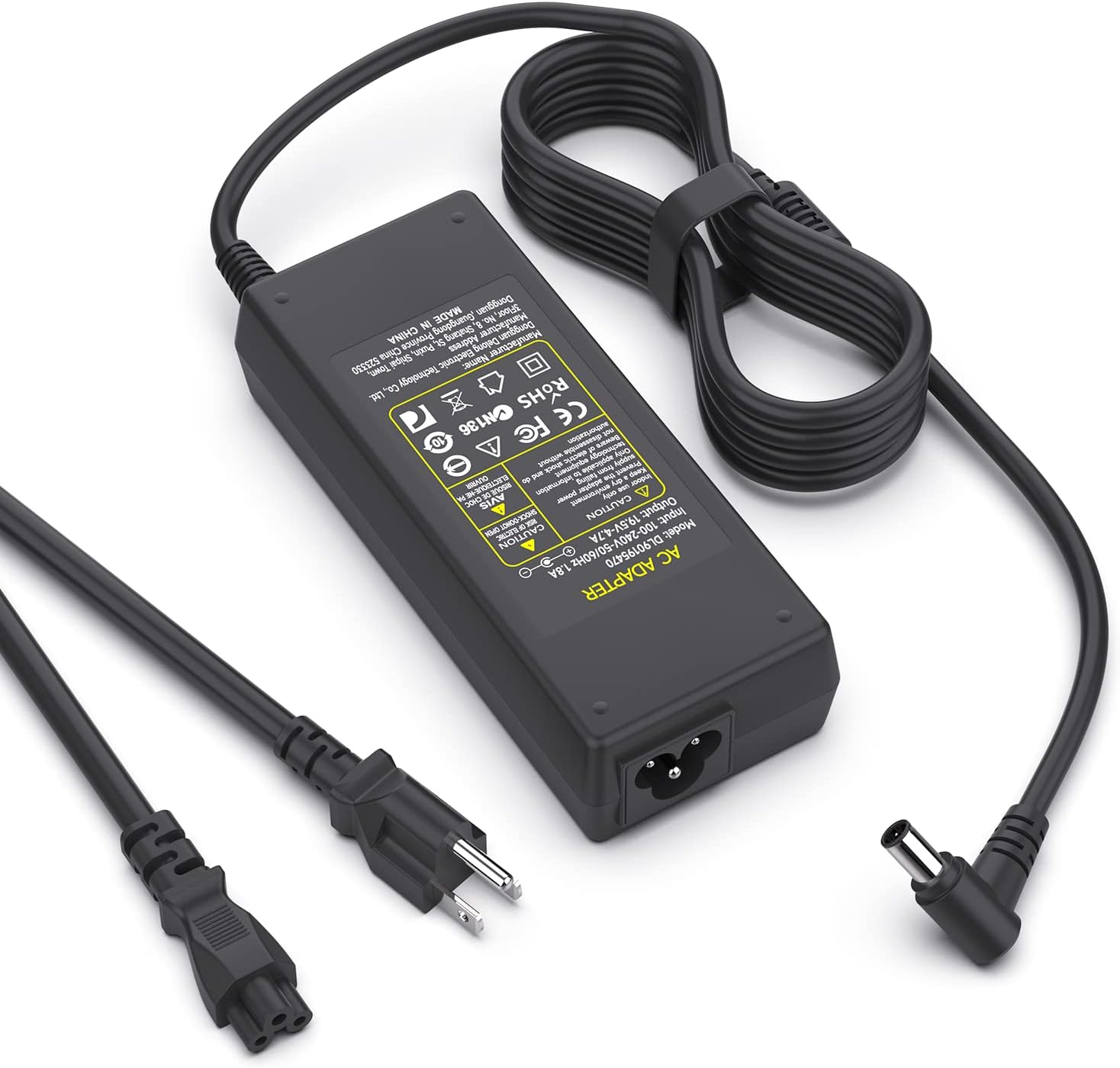 19.5V Power Cord for Sony Bravia TV KDL-48 KDL-42 KDL-40 KDL-32 W600B KDL-40R510C KDL-40W600B KDL-32W600D KDL55W650D KDL48W600B KDL-32W700B KDL-48R510C, Sony Bravia 24'' 32'' 40'' 42'' 48' Charger