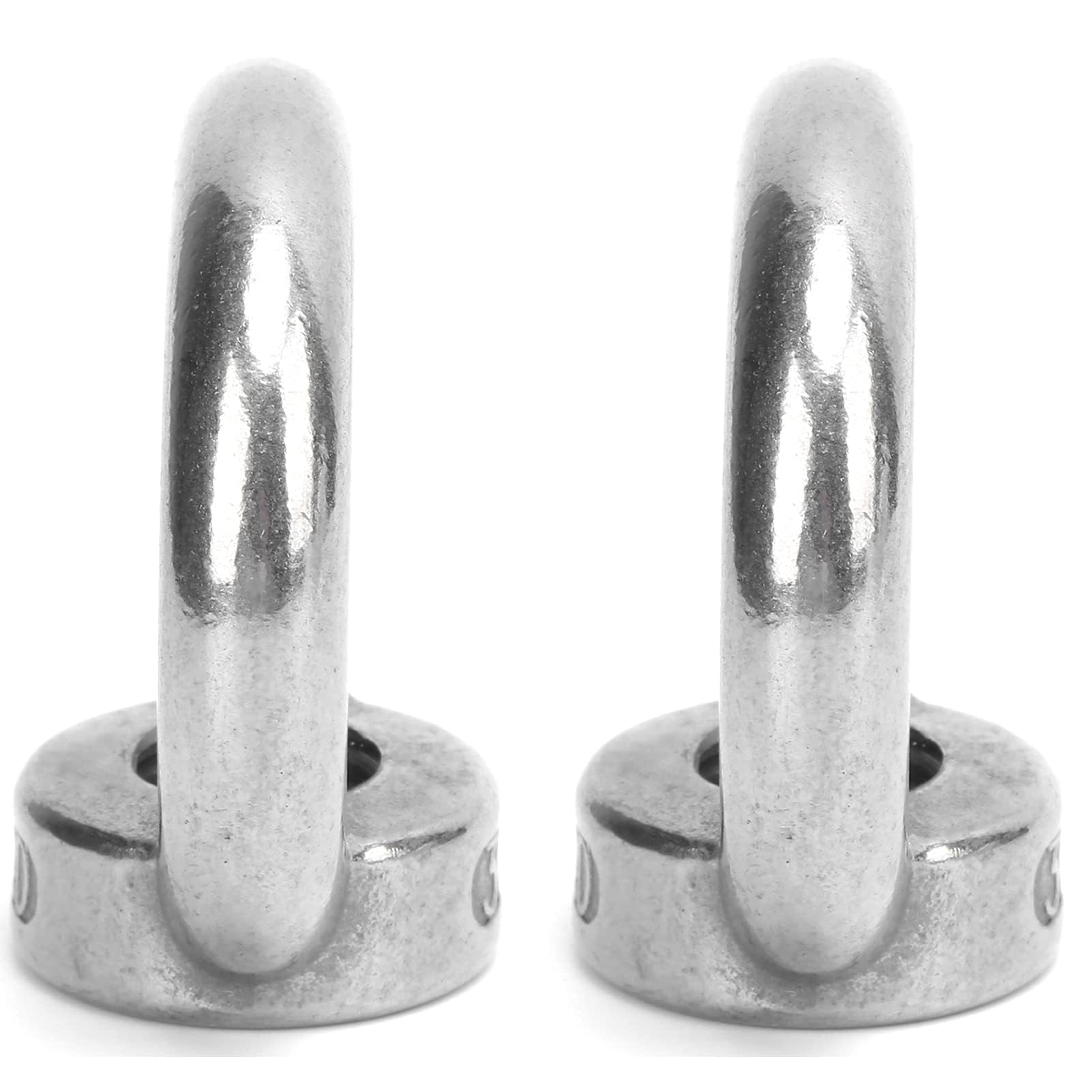 HERCHR Lot de 2 écrous à œil, Écrou à œil de Levage en Acier Inoxydable Robuste Écrou à œil de Levage annulaire métrique pour Yachts Hors-Bords et navires à passagers M16 et M20