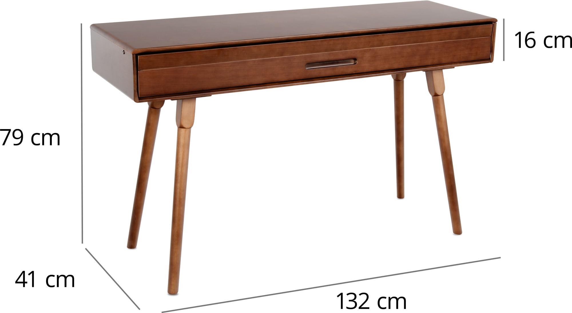 Classic Cantabile DP-730 Digitalpiano - Tisch mit eingebautem Piano - Zeitloses Design - 88 Tasten Klavier mit Hammermechanik (Walnuss dunkel, Digitalpiano)