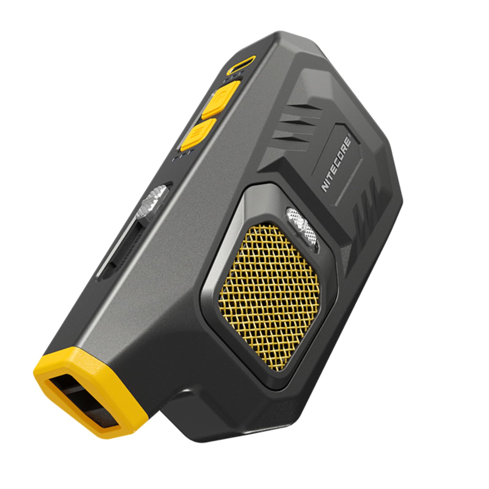 Nitecore - Soffiatore elettronico per fotocamera e obiettivo BB2, velocità del vento di 80 km/h, spazzola magnetica a rilascio rapido, luce LED e filtro ad alta densità