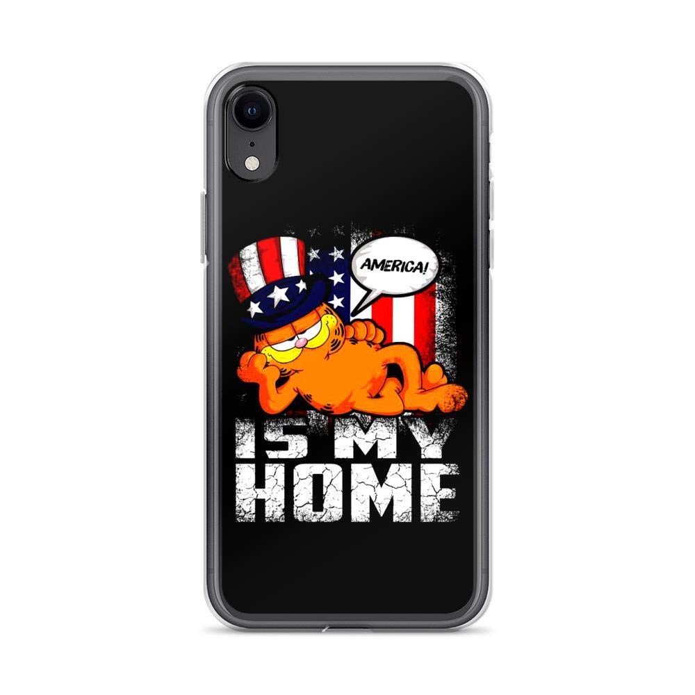 Garfield America! is My Home Anti-Scratch Clear Case iPhone XR