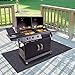 Gas Grill Mat,BBQ Grilling Gear for Gas/Absorbent Grill Pad Lightweight Washable Floor Mat to Protect Decks and Patios from Grease Splatter,Against Damage and Oil Stains (36â€Ã—47â€œ)