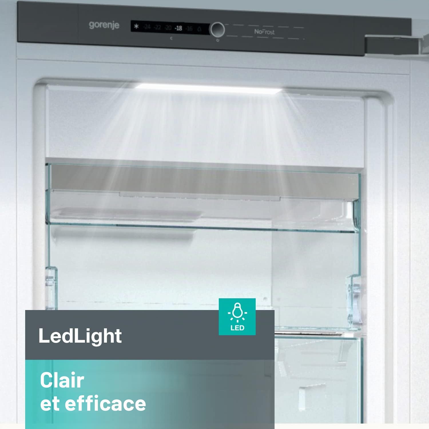 Gorenje FN6192PX congélateur Autoportante 243 L E Acier inoxydable