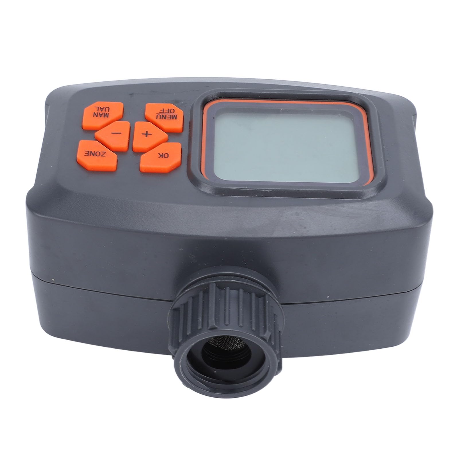 Timer digitale per rubinetto con tubo flessibile a 2 uscite, timer programmabile per irrigatore per giardino, irrigazione esterna, timer per acqua per tubo da giardino, materiale
