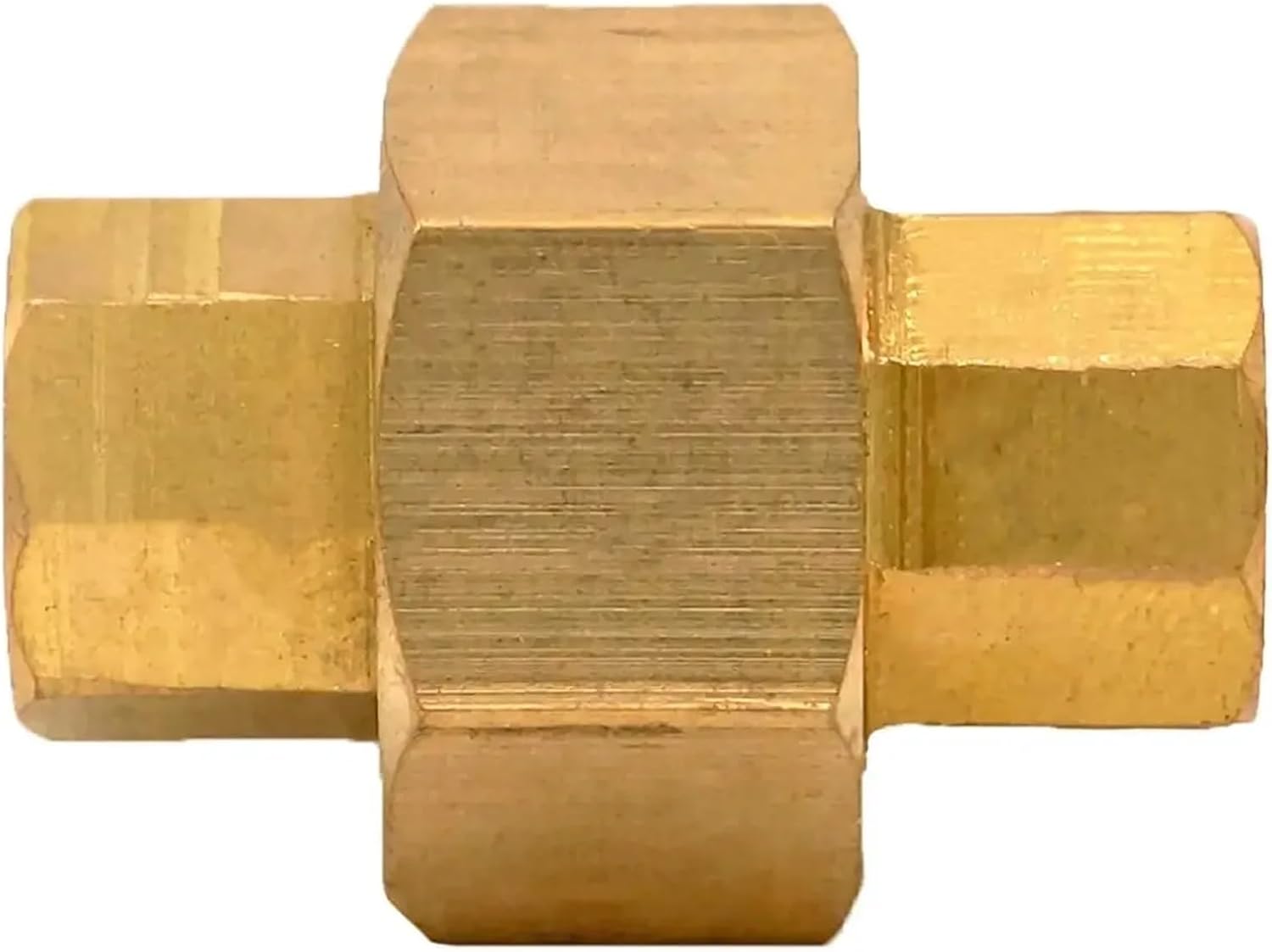 1/8" Female Thread Brass Hex Pipe Union Connector Coupling Plumbing Fittings Water Air Fuel Oil 15 Bar Plumbing Fittings