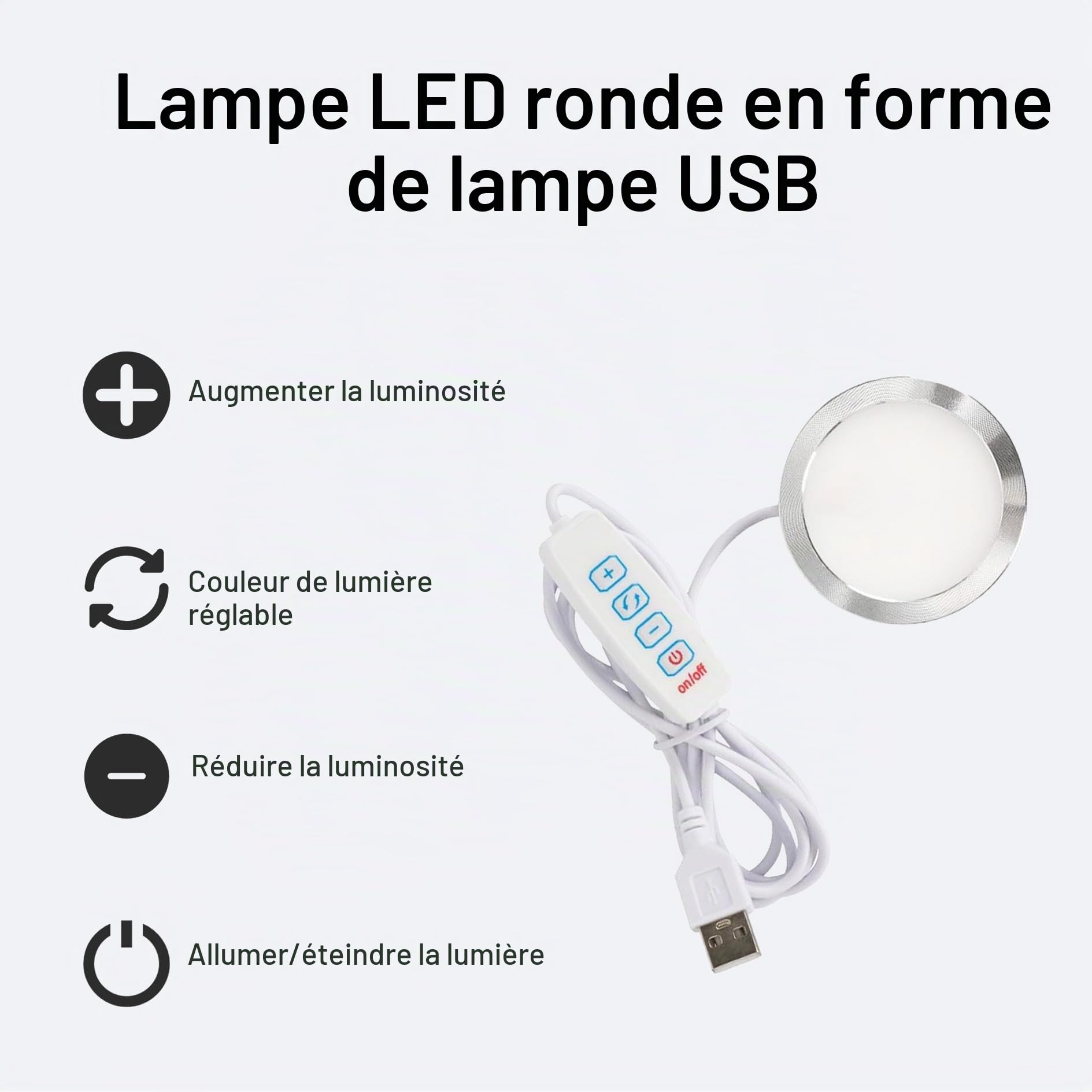 Kit d’ampoules LED 001 pour Bambu Lab Makerworld – 3 couleurs avec lumière chaude 3000 K, alimentation USB 5V, kit complet pour impression 3D, 2 pièces + chargeur inclus (3)