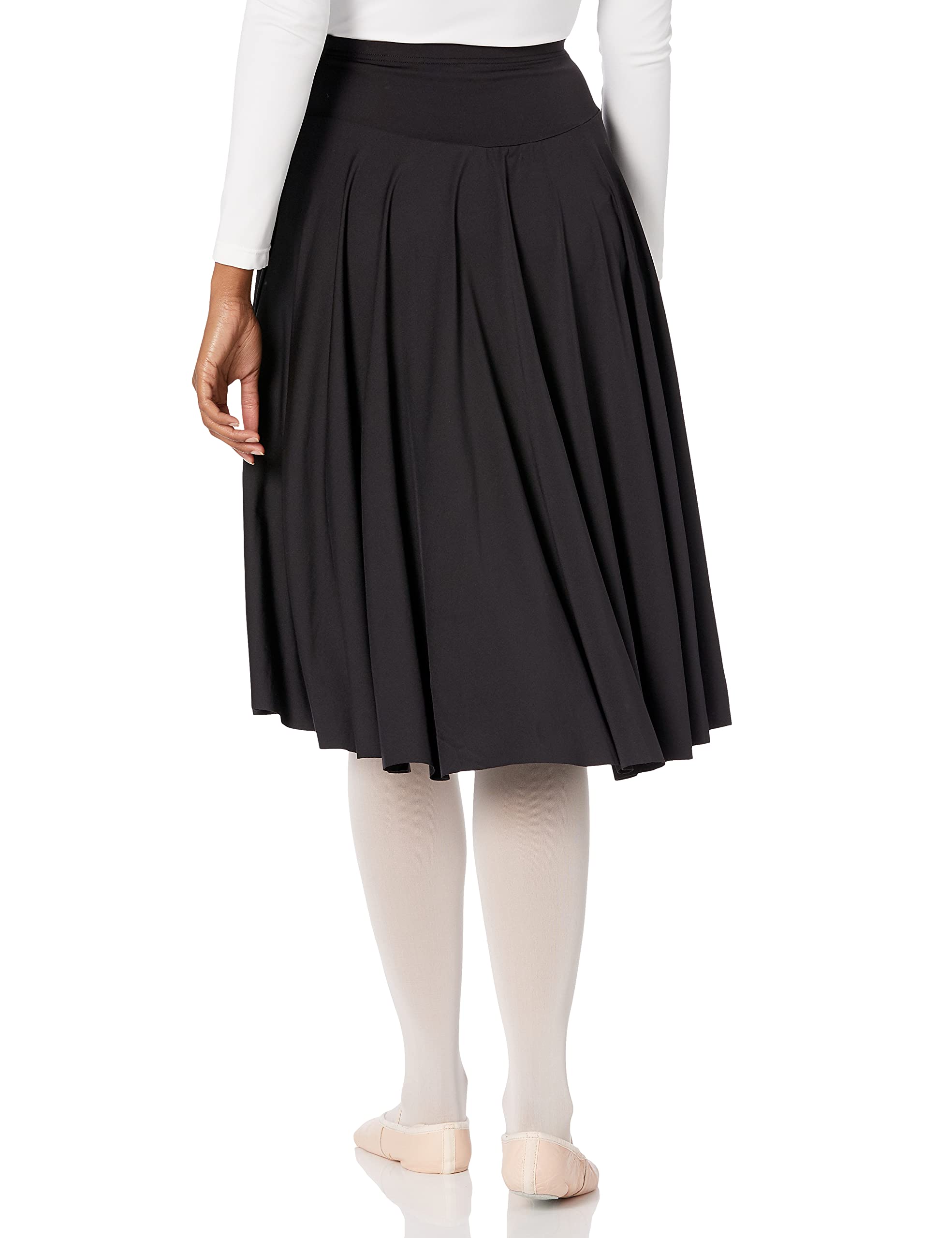 Mirella Damen Knielanger Damenrock Damen Knielang Kreis Rock (1er Pack)
