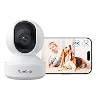 Reolink Telecamera di Sicurezza Interno Smart 4K UHD Pan & Tilt Wi