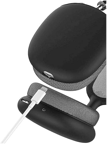 Miniatura 7 de SaharaCase - Funda de silicona líquida para Apple AirPods Max resistente, protección de auriculares, agarre antideslizante, delgado (negro)