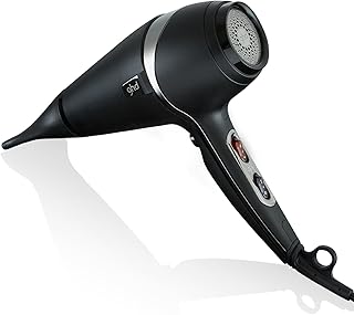 ghd Air - Secador de Pelo Profesional, Secado 2x Más Rápido, Reduce el Frizz, Boquilla de Precisión - Para Todo Tipo de Cabello - Color Negro, (Enchufe Europeo)