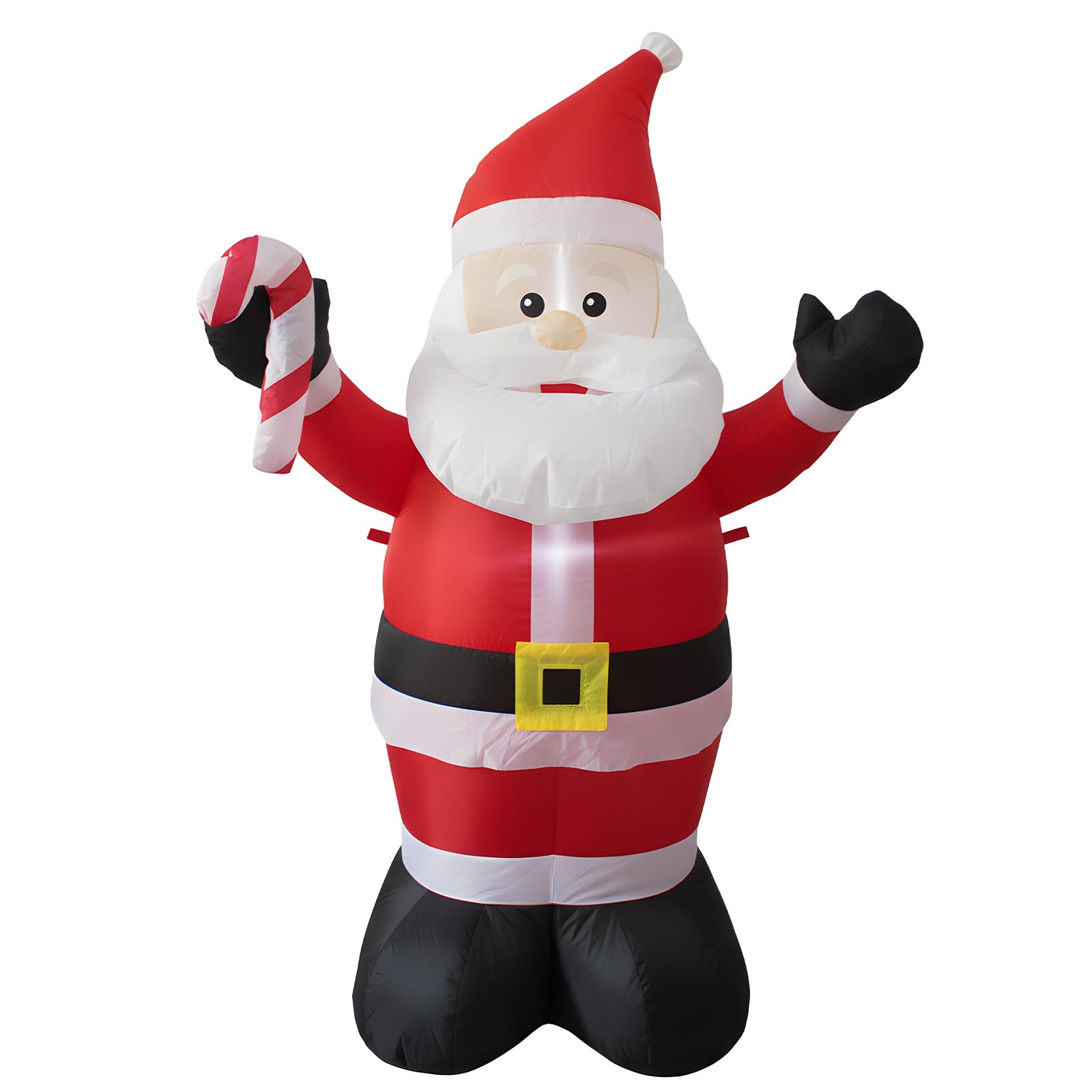 TRMESIA Decorazione natalizia gonfiabile di Babbo Natale da 1,2 m, con luci | Blow up Natale Babbo Natale Gonfiabes Build-in Luci LED per interni ed esterni Graden Prato Cortile Festa Decorazione Vacanze