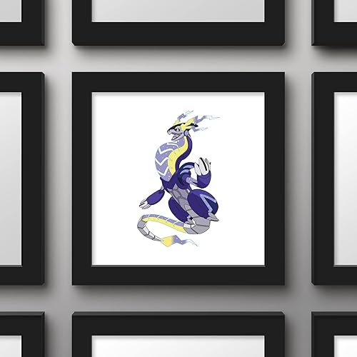 Miniatura 2 de Trends International Gallery Pops Pokémon Miraidon - Póster de pared, 12.00 x 12.00 pulgadas, versión de marco negro