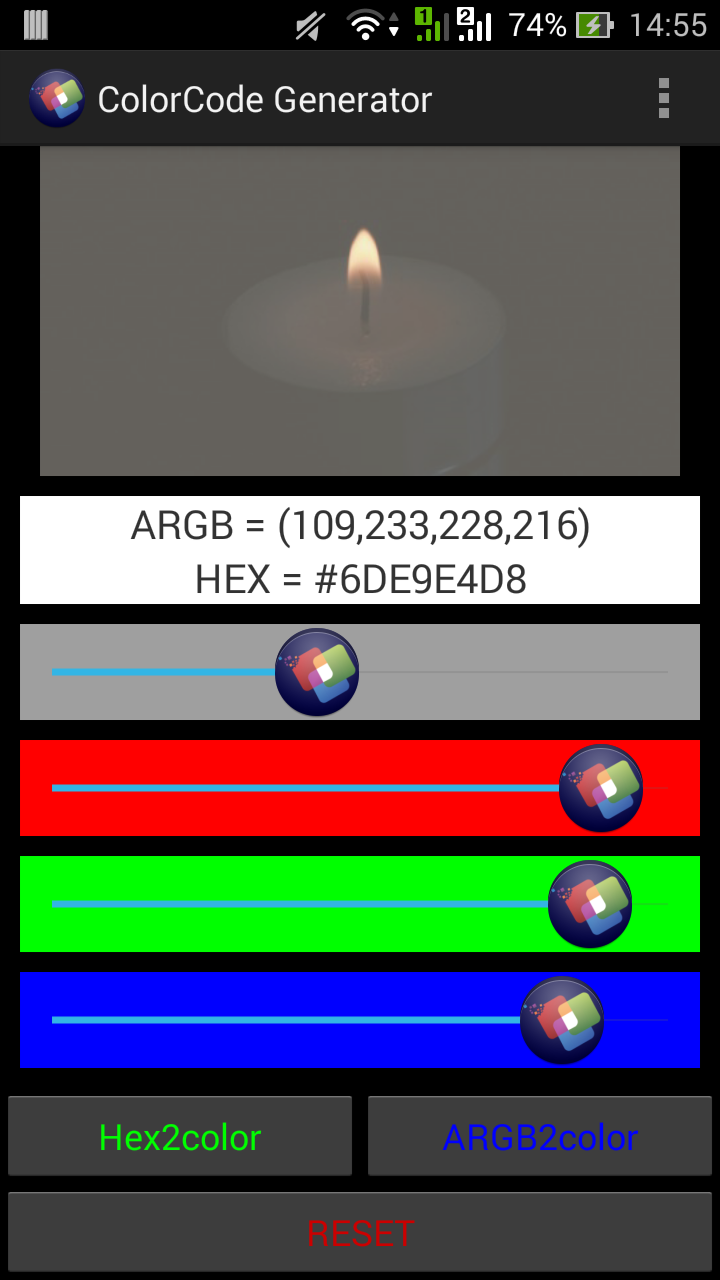 ColorCode Generator:Amazon.de:Appstore for Android
