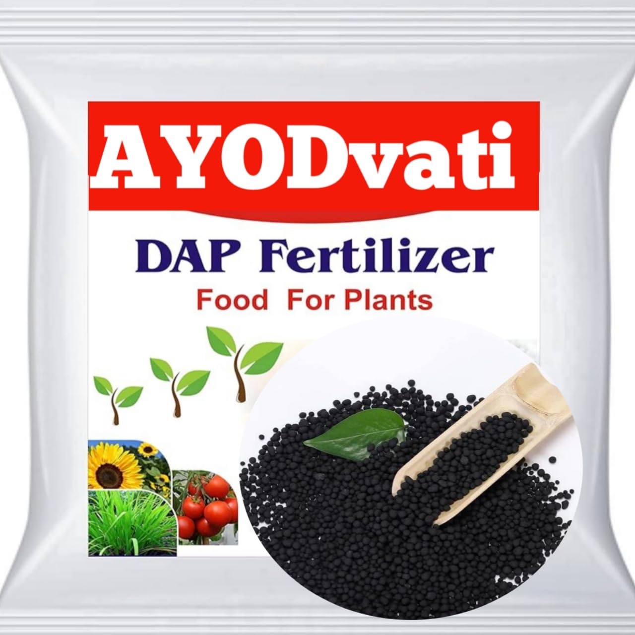 DAP Fertilizer for Plants - Di-Ammonium Phosphate - Water Soluble Fertilizer for Gardening - 450 Gram, Granules