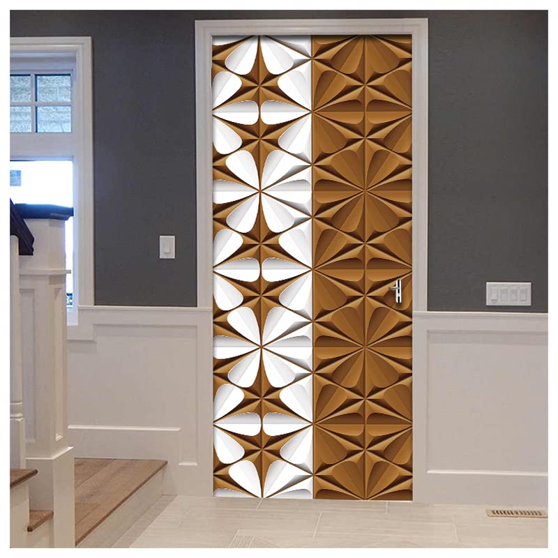 Creative Print Solution Wooden Cutter Design Door Sticker Wallpaper for Door, Almirah, Table, Ac, Fridge Size 30x78 inch (B09RWVVXCQ) Amazon Price History, Amazon Price Tracker