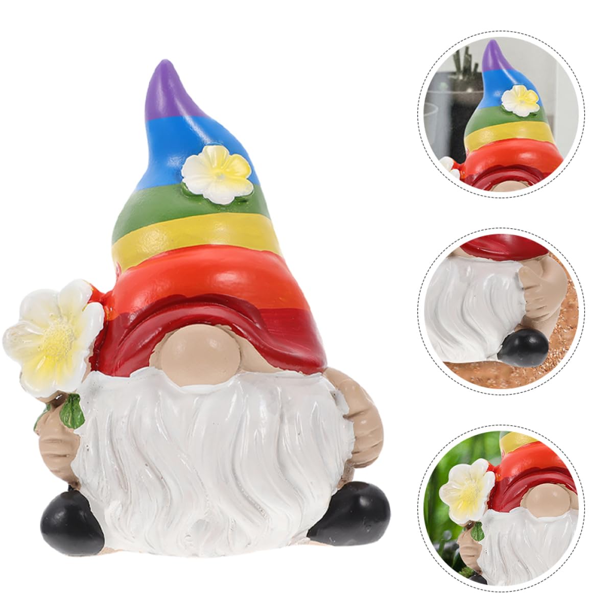 BESTonZON 5 Sätze Garten Dekoration Lustige GNOME Figuren Resin Für Garten Terrasse Und Innenräume Geschenkidee Für Gartenliebhaber Und Freunde 2 Stück * 5