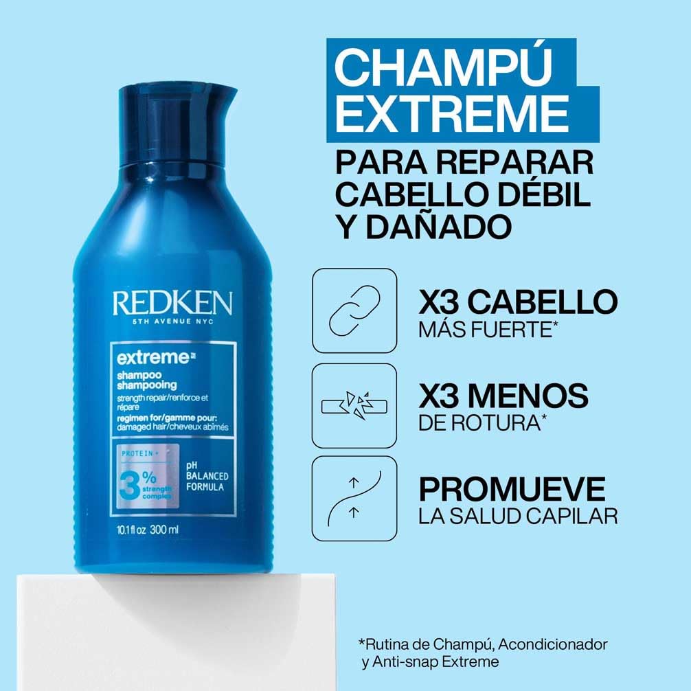 Redken Extreme Champú Reparador con Proteínas para Cabello Dañado
