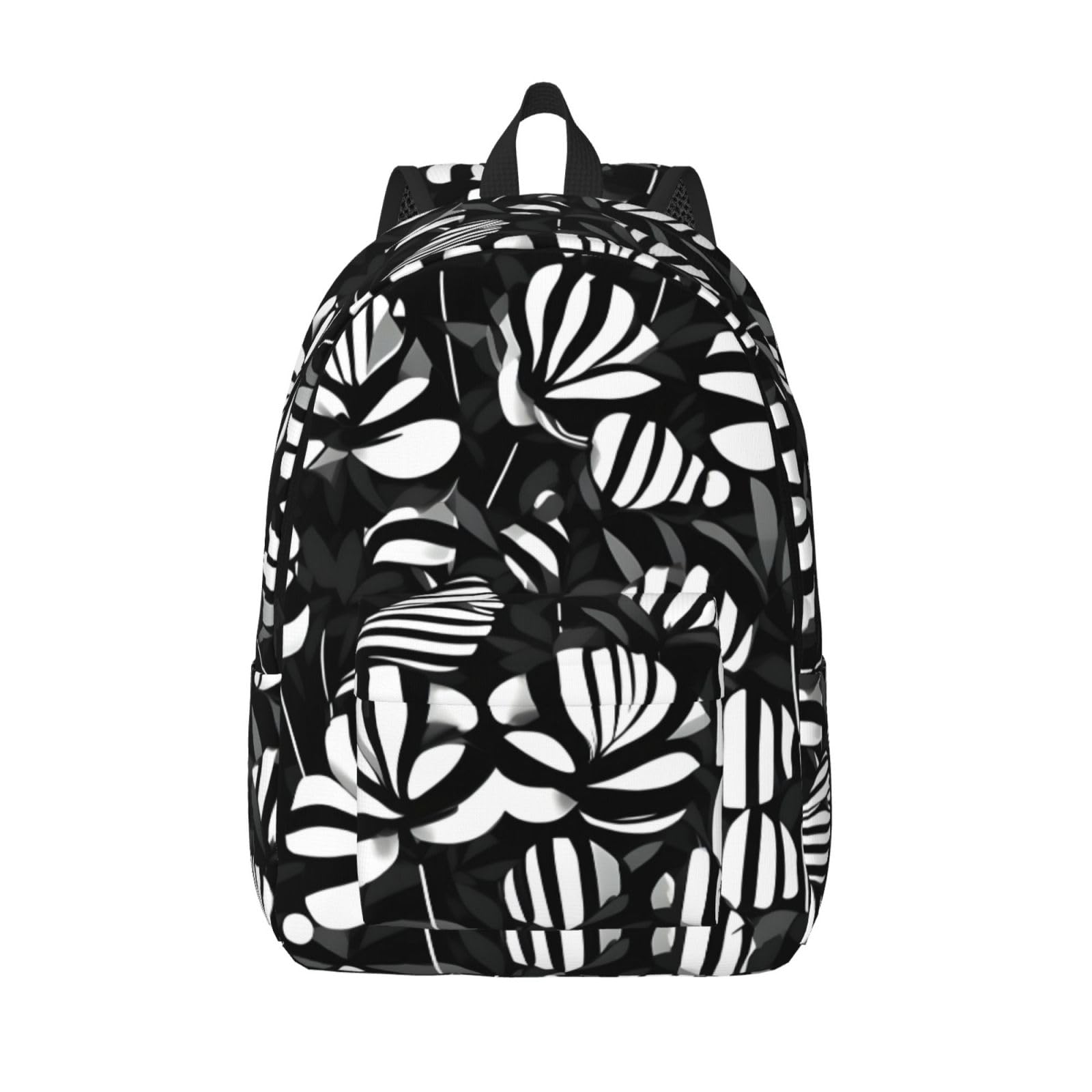 Sac à dos de voyage à rayures avec grand compartiment ordinateur - 8