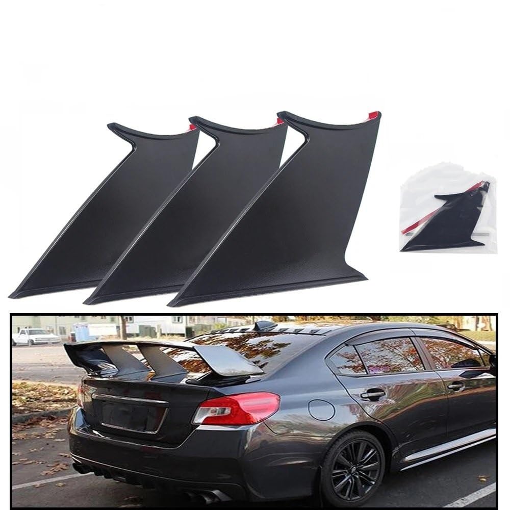 Stabilizator skrzydła spoilera pasuje do Subaru STI 2015-18 skrzydło spoilera sztywne wsparcie rajd jeden kawałek JR-WSS02 Spoiler dachowy(3 pieces)