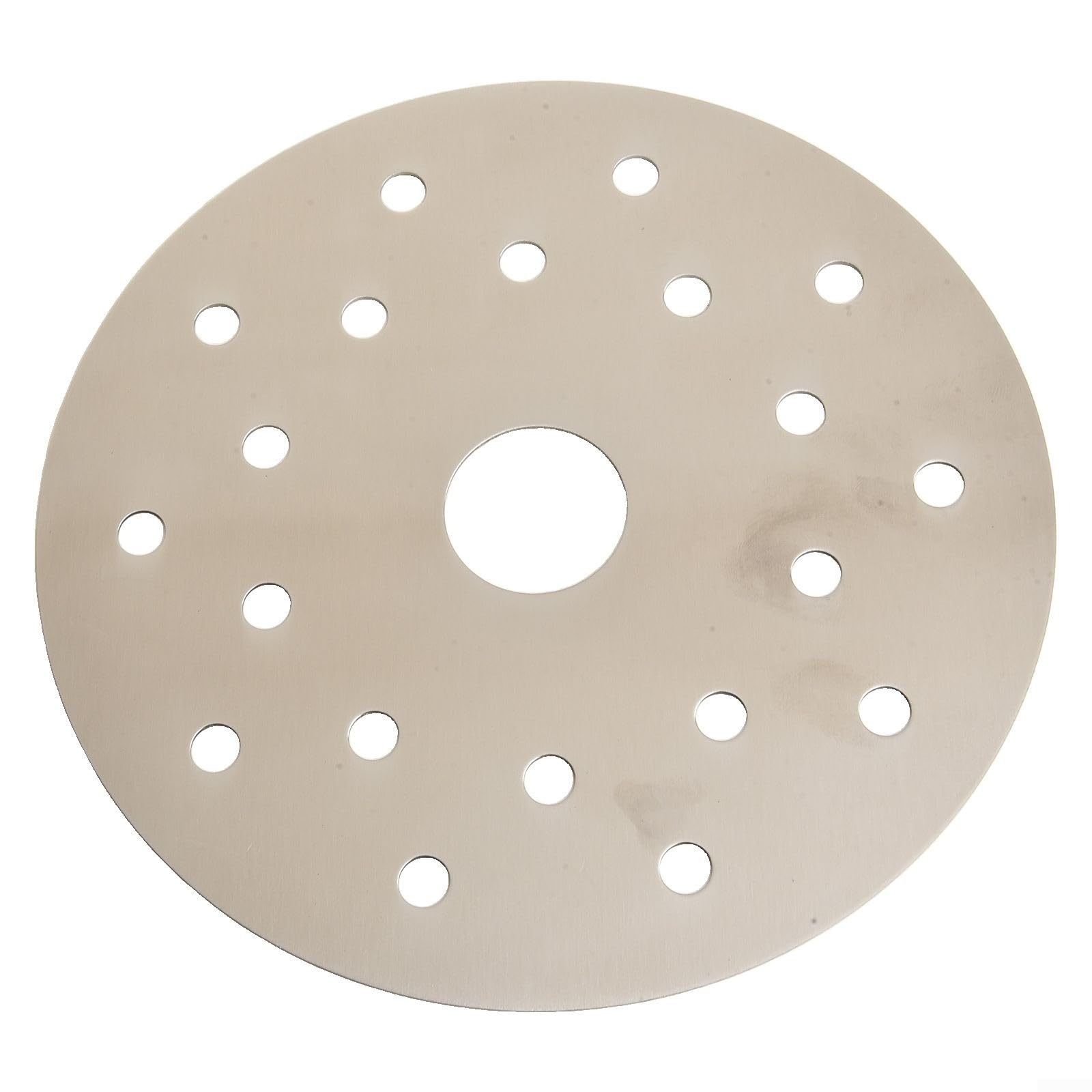 Placa adaptadora de disco difusor de calor de inducción de acero inoxidable con hoja conductora térmica para cacerola y olla de vidrio para cocinar en estufa (16,5 cm)