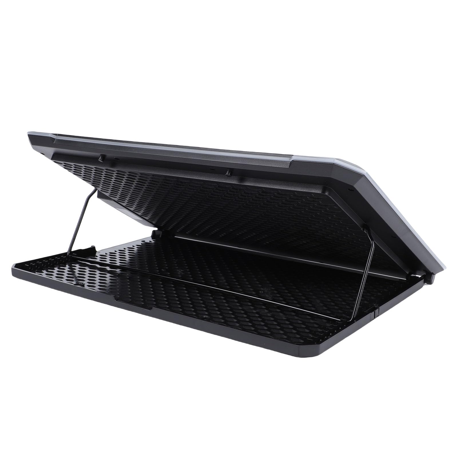 Almohadilla de Enfriamiento para Computadora Portátil RGB Enfriamiento Potente Velocidades Ajustables Enfriador de 12 a 19 Pulgadas para Jugadores Metal y ABS (14 Aficionados)