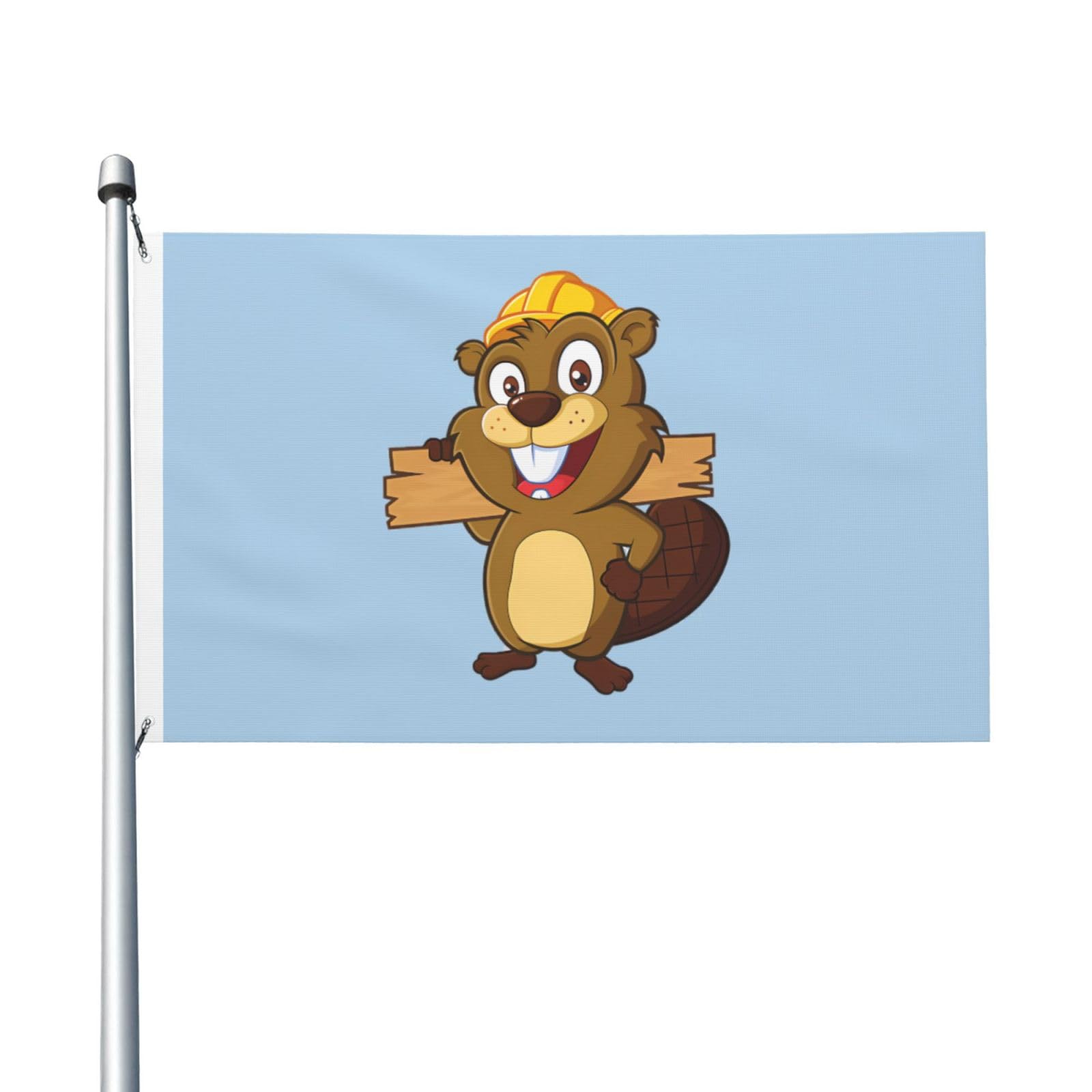3dRose Gartenflagge „Biber“ – 30,5 X 45,7 Cm – Aus Polyester Für Garten, Terrasse & Deko